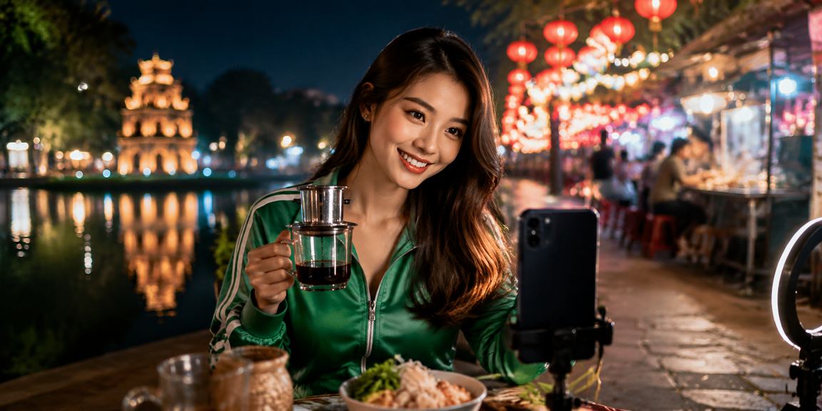 Người dùng Hà Nội thưởng thức cà phê và trải nghiệm cá cược thể thao trực tuyến